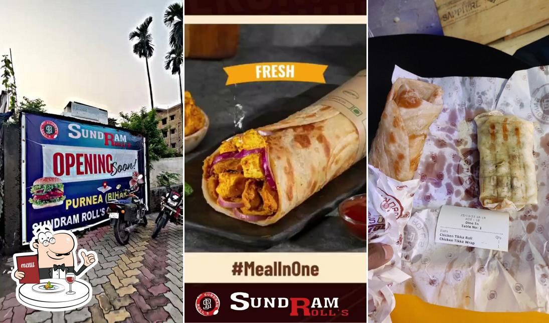 Meals at Sundram Roll's