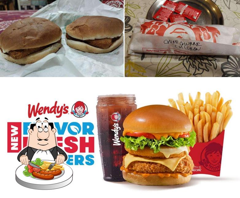 Food at Wendy's Burgers