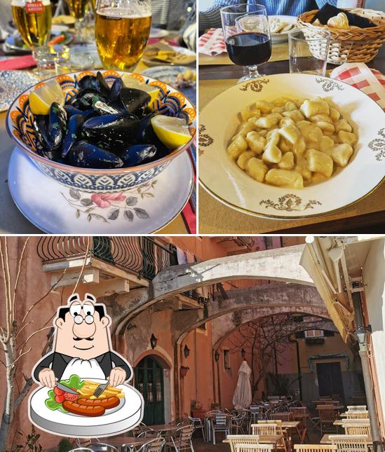 Agli Archi Cucina Ligure del territorio si caratterizza per la cibo e interni