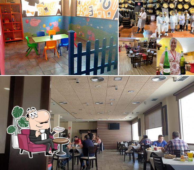 El interior de Brasería Les Pedreres