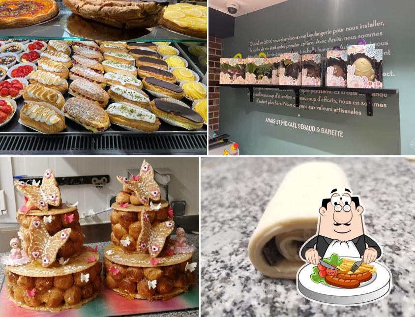 Voici l’image indiquant la nourriture et intérieur sur Boulangerie pâtisserie Aux douceurs du blé