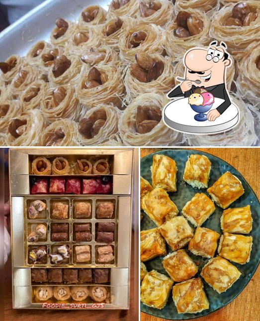 La Patissiere offers a selection of sweet dishes