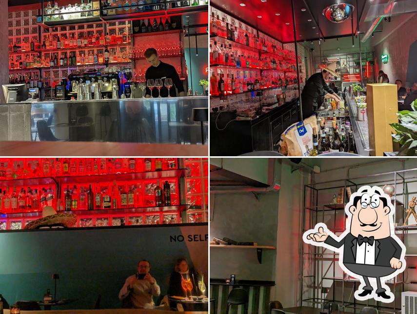Gli interni di Puntosette - Cocktail Bar con Cucina