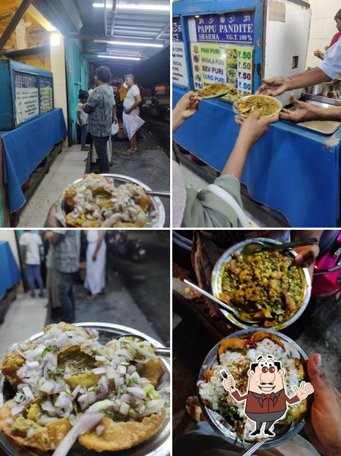 Meals at Pappu Pandit Sharma Pani Poori