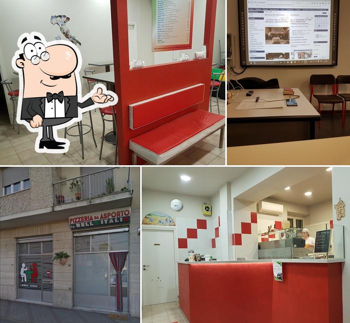 Gli interni di Pizzeria La Bella Italia