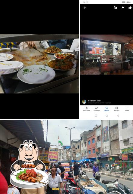 sardar ji meat Wala Azad market is distinguished by food and exterior