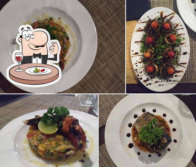 Food at Sigma Lounge