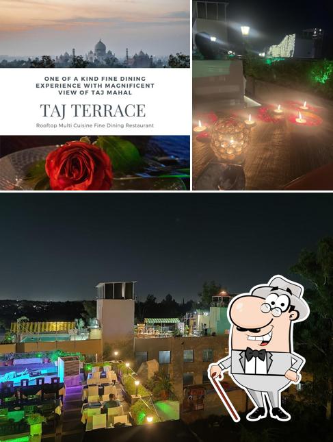 Enjoy the view at the outside area of Taj Terrace
