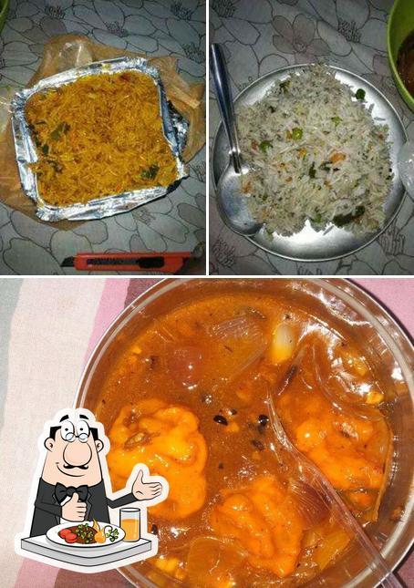 Food at The Mountain View Family Restaurant