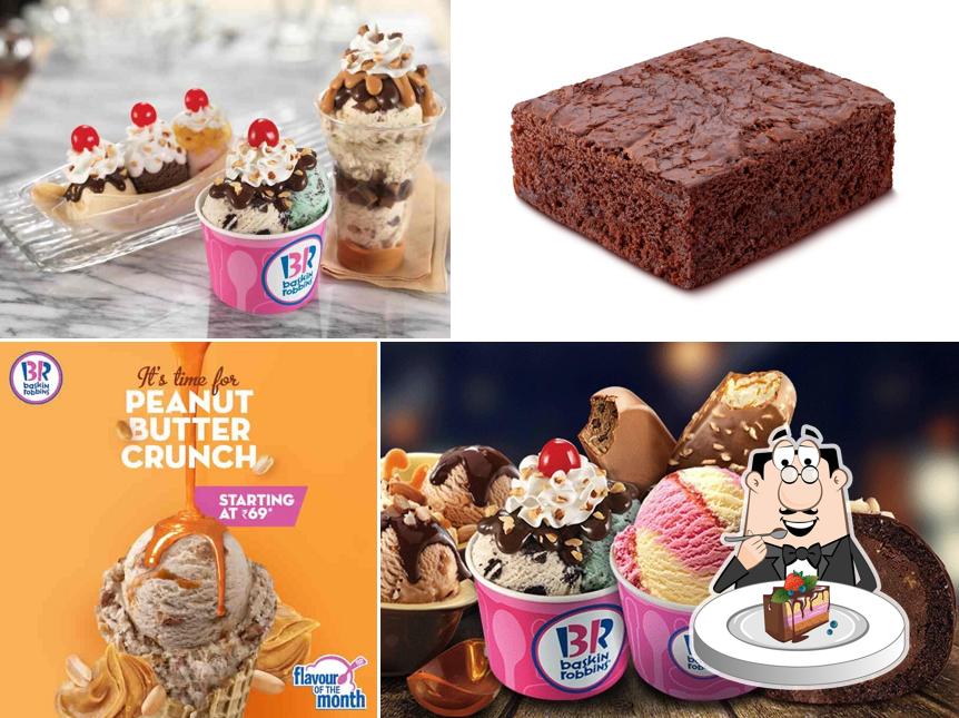 Chocolate cake at Baskin Robbins