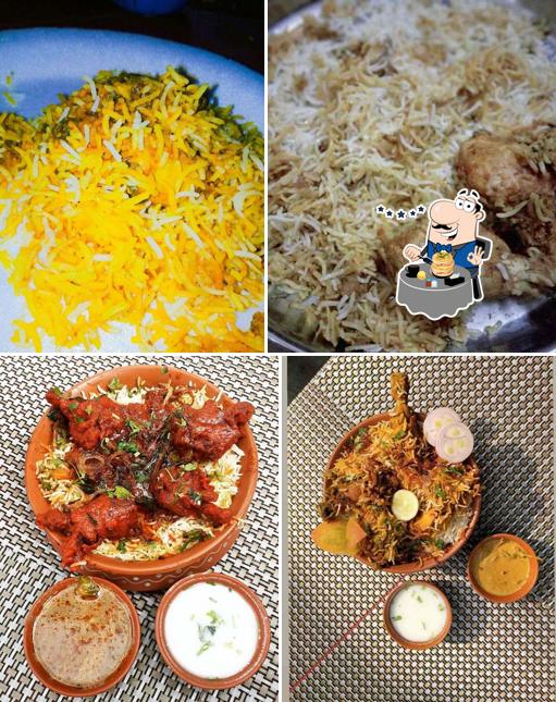 Food at Hyderabadi Dum Biryani / Andhra Bhawan / HDB BIRYANI