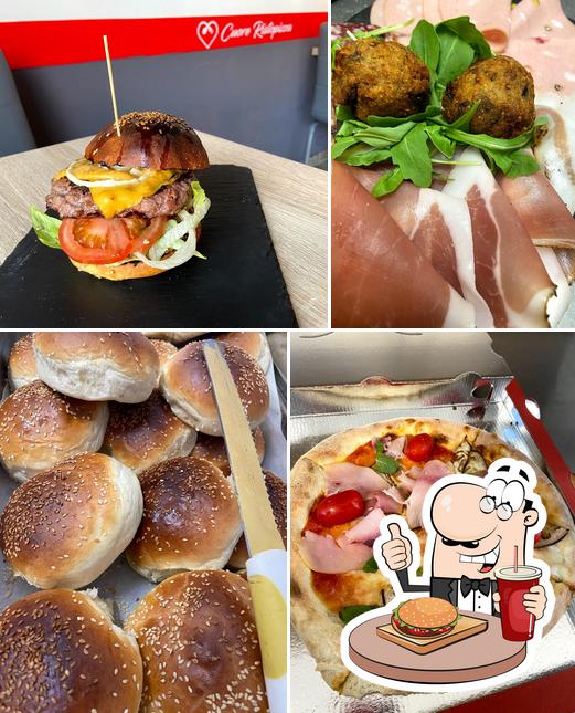 Prenditi un hamburger a Cuore Ristopizza