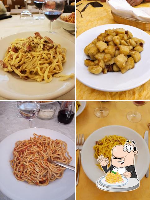 Spaghetti alla carbonara al Bar Trattoria Marcocci