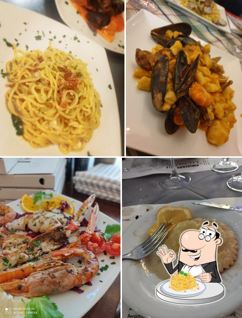 Spaghetti alla carbonara al La Piccola Pausa