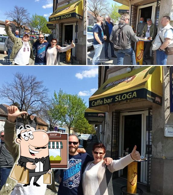 Gli esterni di Caffe bar SLOGA