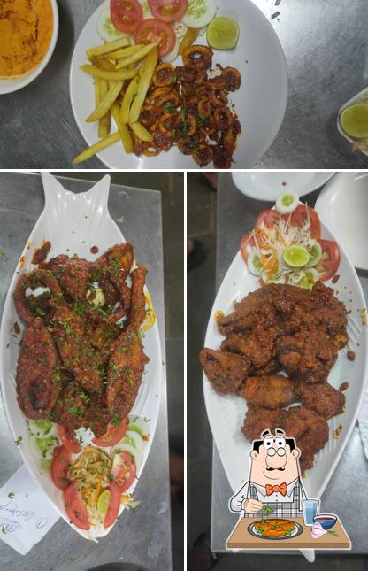 Chicken wings at Squeeze Beach Shack