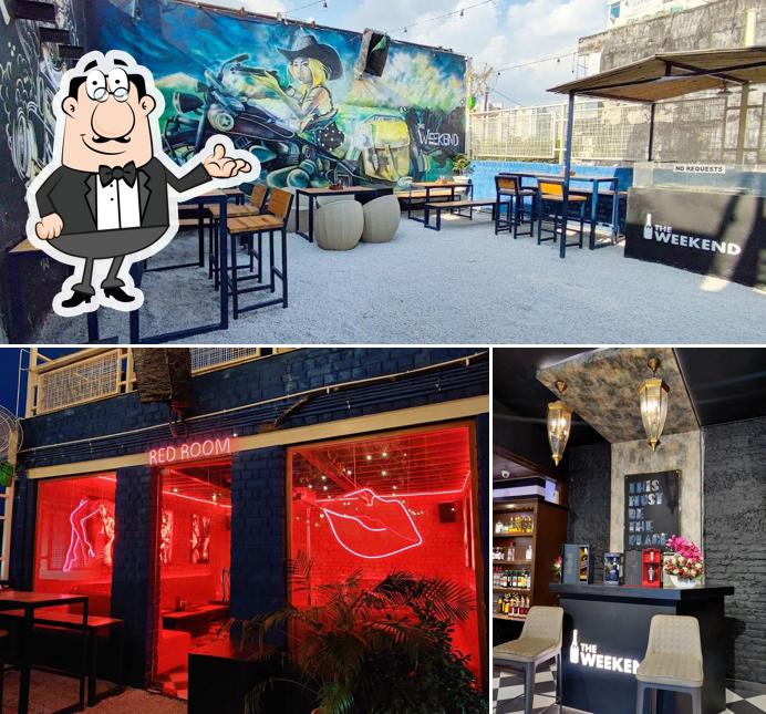 The interior of The Weekend Wine & More BYOB