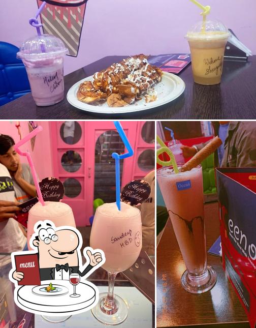 Meals at iceeno Best cafe in Agra Best cafe in Kamla NagarBest Icecream parlourBest Shakes