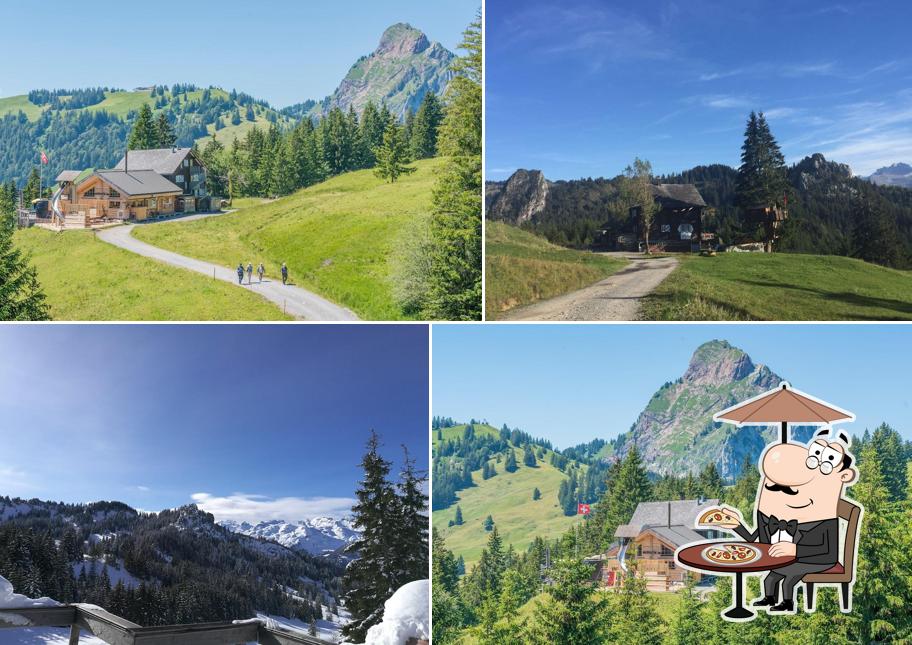 Gli esterni costituiscono una caratteristica importante di Sonnenhütte Ibergeregg - Mythenregion