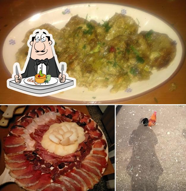 Platti al Trattoria il borgo antico