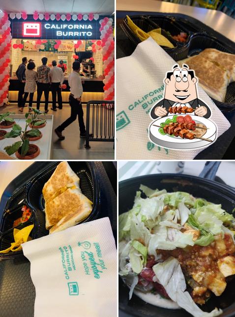 Food at California Burrito Mexican Kitchen @ Sarath City Mall
