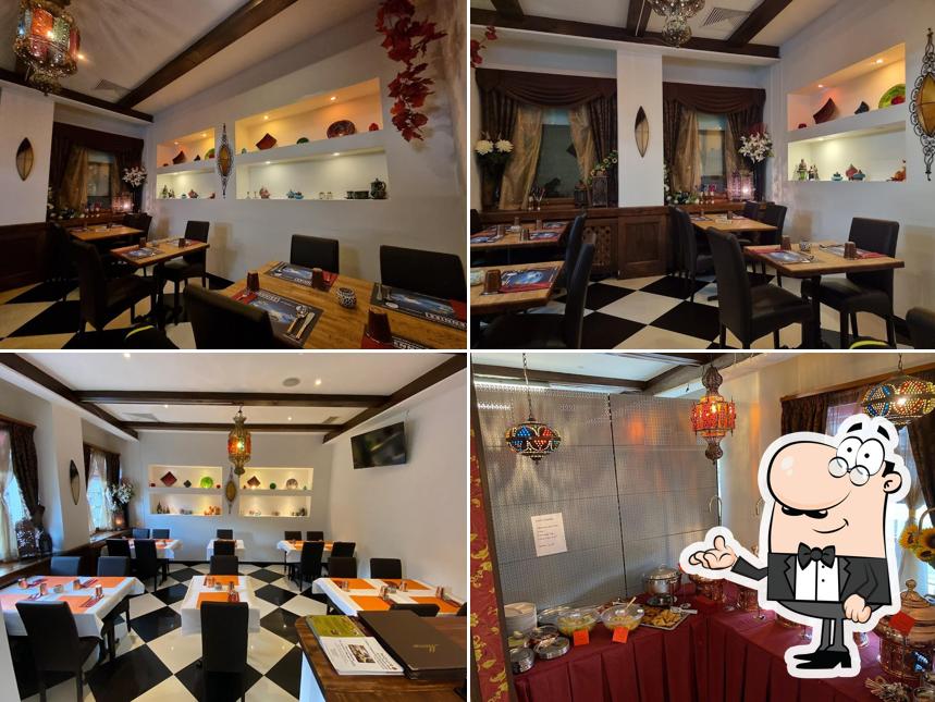 Gli interni di Indian Restaurant NOUR