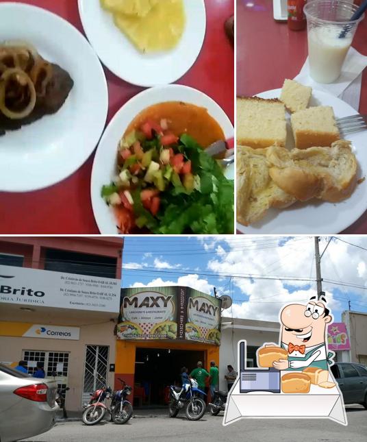 Pão-com-alho em Maxy Lanchonete e Restaurante