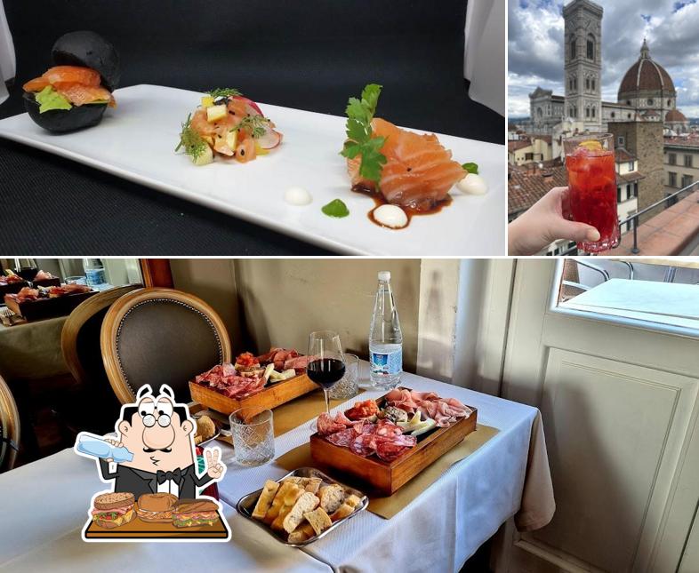 Involtini di aragosta al View on Art Rooftop Cocktail Bar