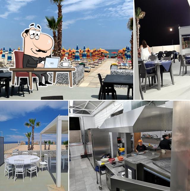 Gli interni di Lido L'Ancora