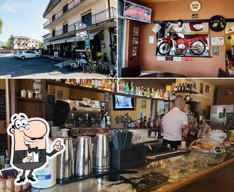 Gli esterni di Pizza Pub Due Ruote