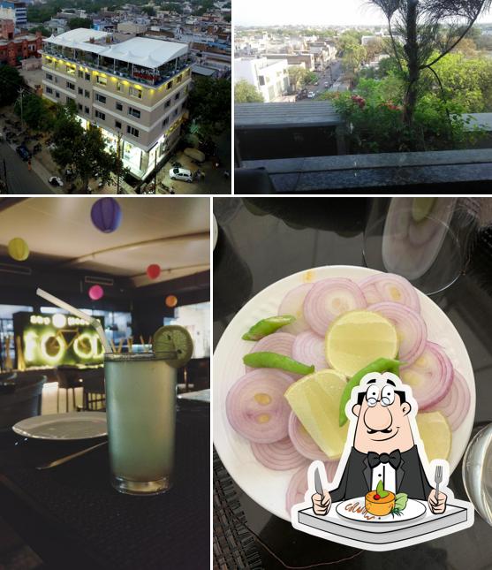 Check out the picture showing food and exterior at Sky & Heaven Restaurant