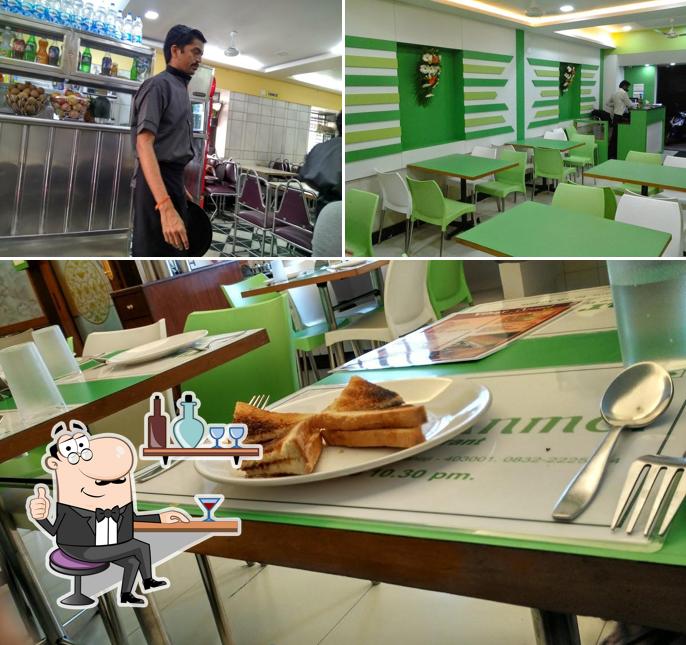Check out the photo showing interior and food at Vihar pure veg Udipi Restaurant