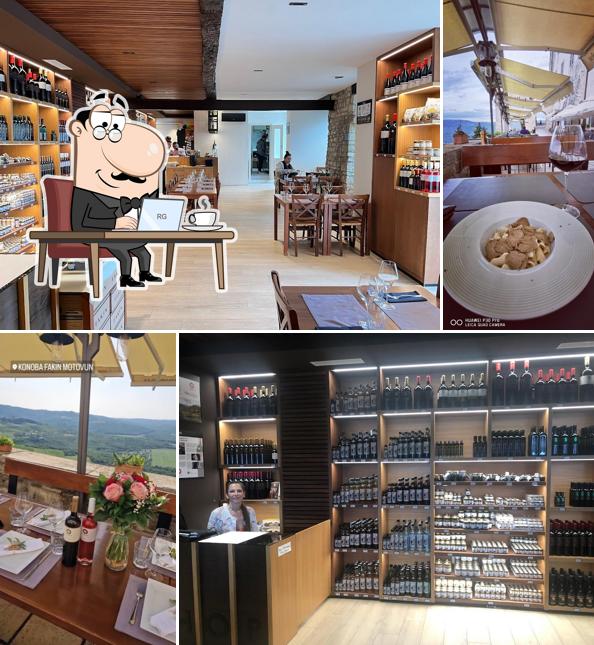 Gli interni di Konoba Fakin