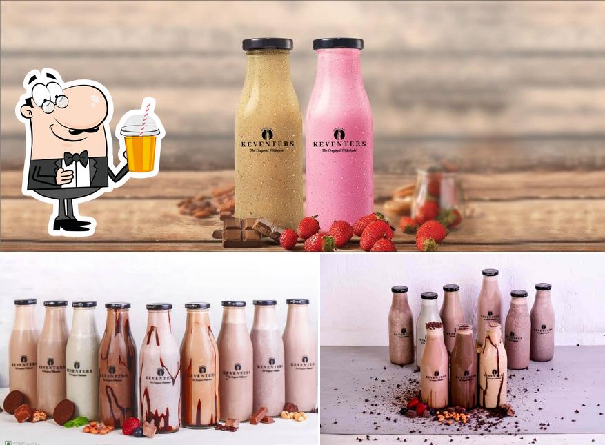 Check out different beverages served at Keventers - Milkshakes & Desserts