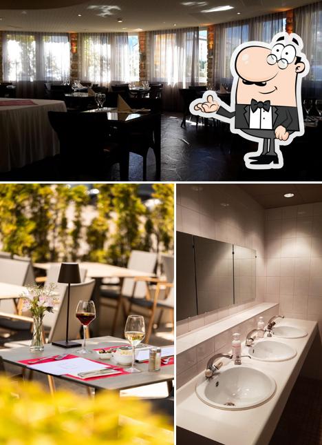 Gli interni di Hotel Restaurant La Porte d'Octodure