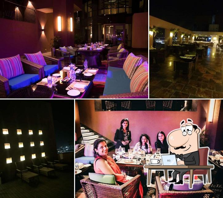 Check out how EDGE - Rooftop Bar & Lounge looks inside