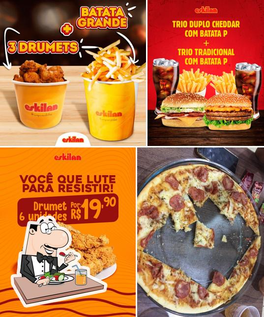 Platos en Eskilan Burguer
