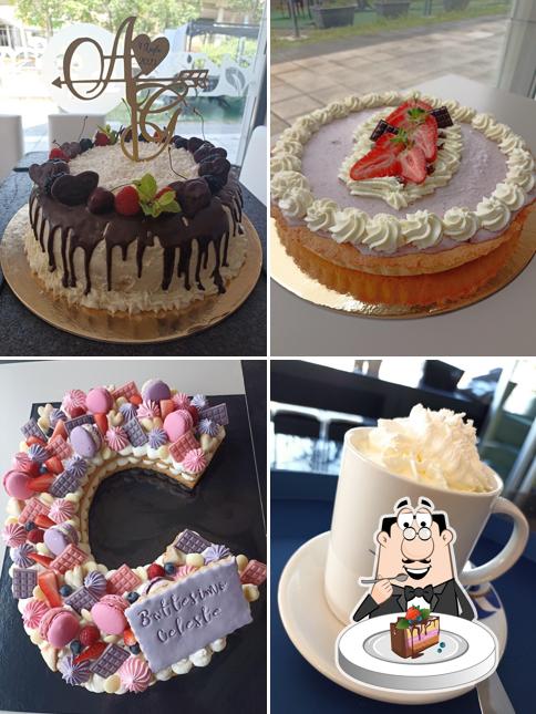 Torta al cioccolato al Menoquattordici bistrotcafè e gelateria artigianale