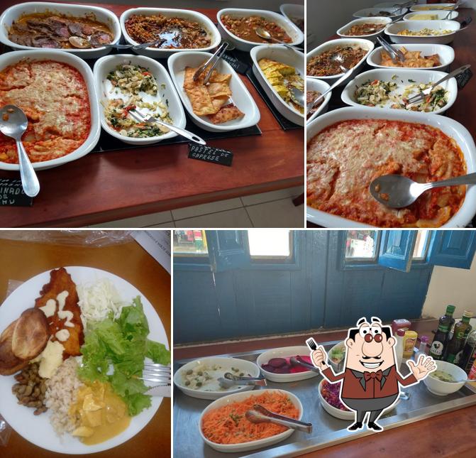 Comida em Restaurante Casa Grande