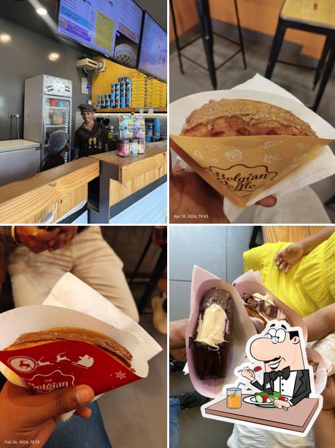 Food at The Belgian Waffle Co