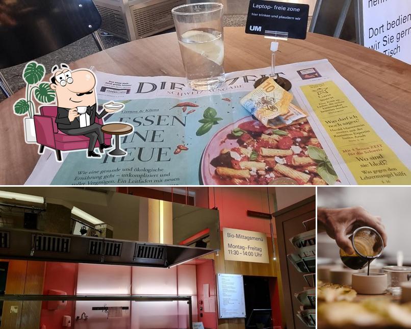 Dai un'occhiata agli interni di UM bio restaurant