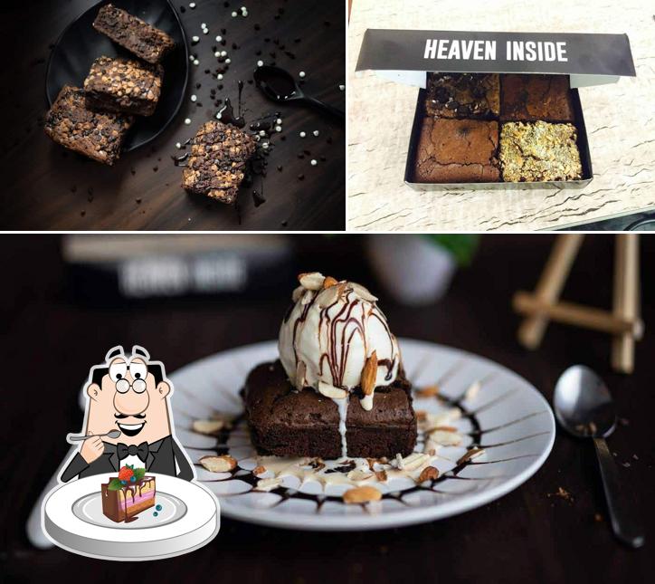 Chocolate cake at Brownie Heaven