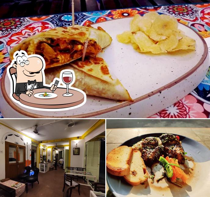 The restaurant's food and interior