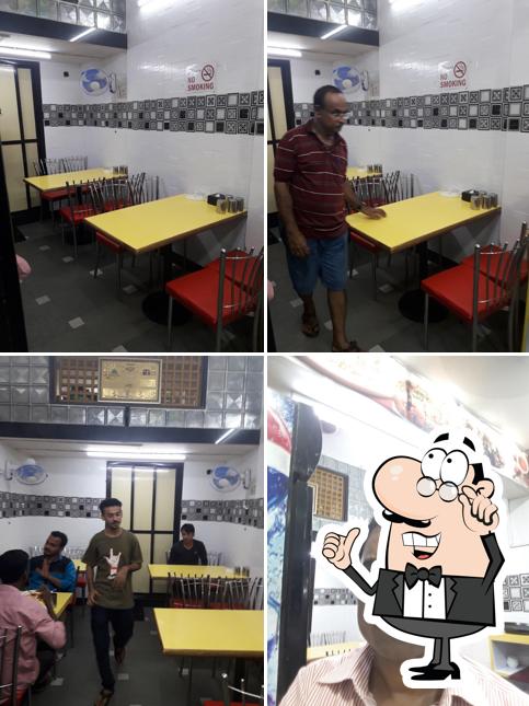 The interior of Darbar Chinese Restaurant