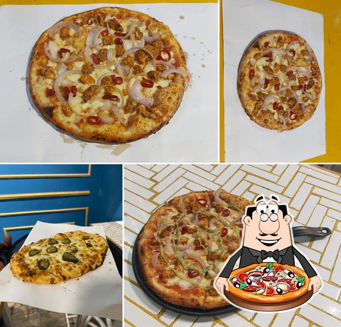 Pick different types of pizza