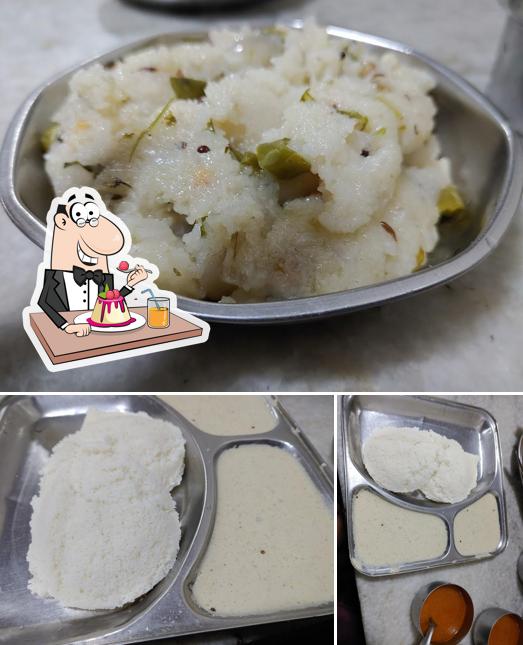 Hotel Anand Bhuvan serves a range of desserts