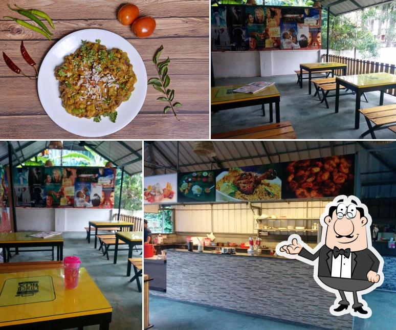 The interior of Lunch Box Hotel Kochi