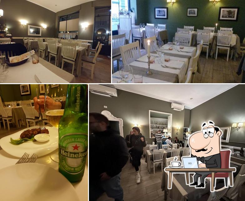 Gli interni di Osteria del Borgo Antico