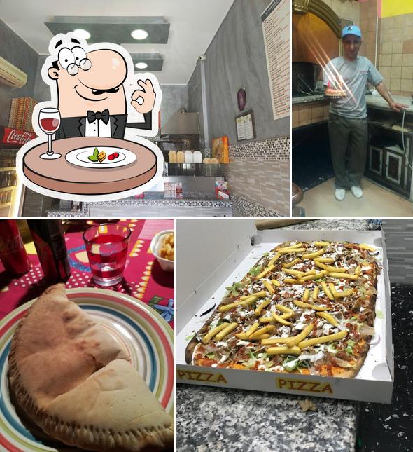 Platti al Pizzeria Hima