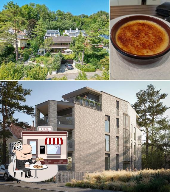 La foto della esterno e cibo di Restaurant Bistro Ambiente